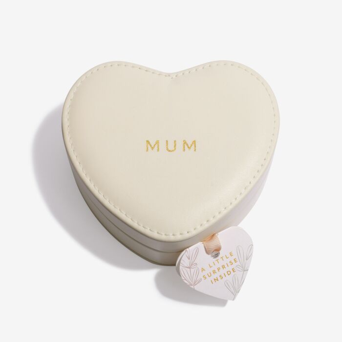 Joma Heart Jewellery Box 'Wonderful Mum' Bracelet in Silver Plating