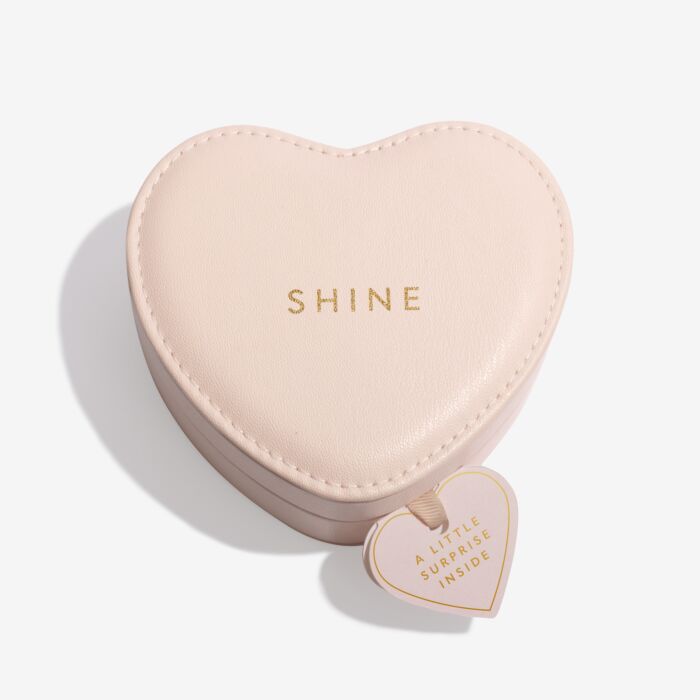 Joma Heart Jewellery Box 'Shine Bright On Your Birthday' Bracelet in Silver Plating