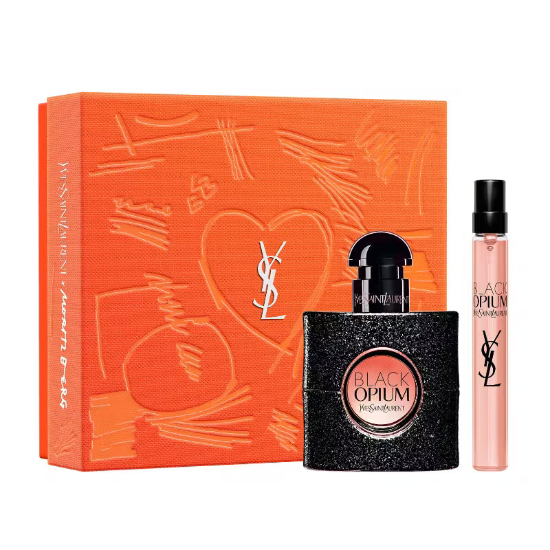 Yves Saint Laurent Black Opium Gift set Eau de Parfum Spray 30 ml + Travel 10 ml