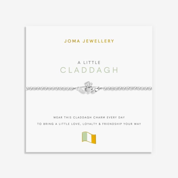 Joma A Little 'Claddagh' Bracelet in Silver Plating 2266