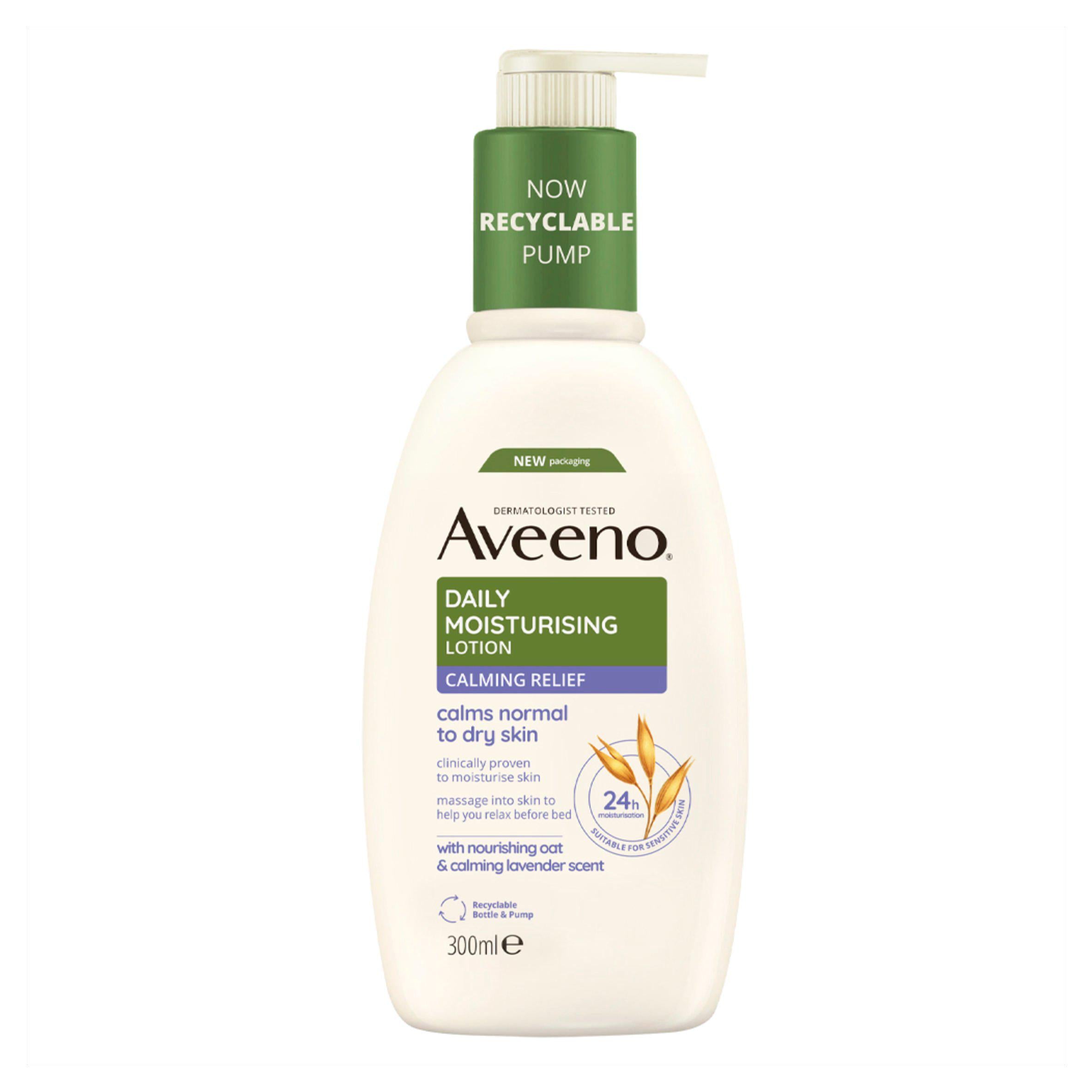 Aveeno Daily Moisturising Lotion Calming Relief Lavender 300ml