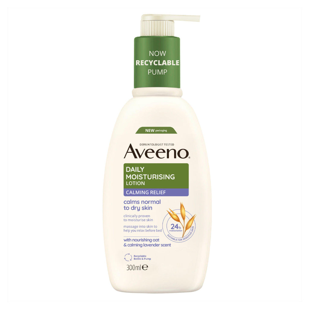 Aveeno Daily Moisturising Lotion Calming Relief Lavender 300ml