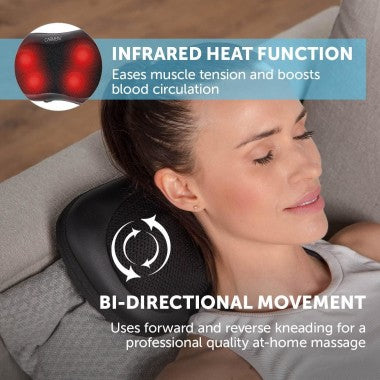 Carmen C81132 Massage Shiatsu Pillow Massager