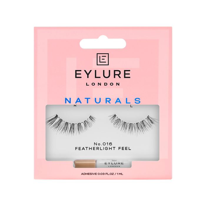 Eylure Natural Lashes No. 016 and Lash Adhesive 1ml
