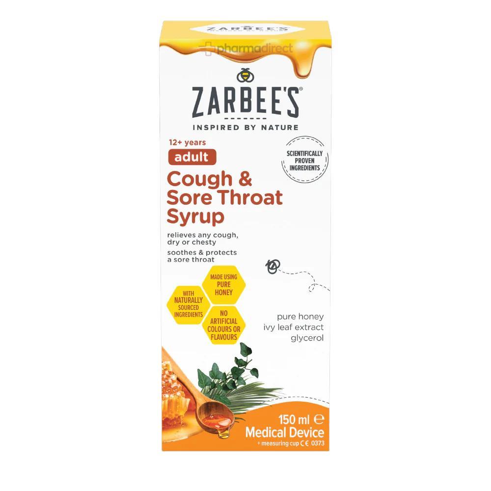 Zarbees Cough & Sore Throat Syrup 150ml