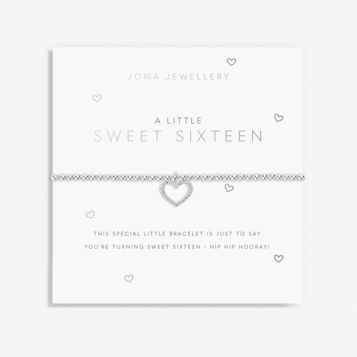 A Little 'Sweet Sixteen' Bracelet in Silver Plating 4950