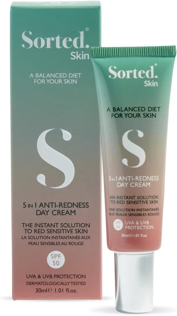 Sorted Skin 5 in 1 Anti-Redness Day Cream SPF50 30ml