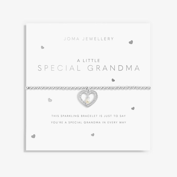 Joma A Little 'Special Grandma' Bracelet in Silver Plating 5868