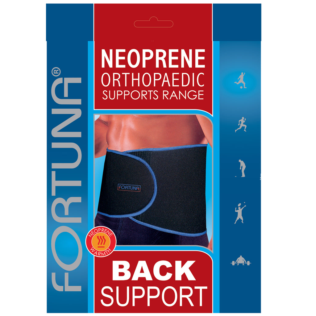Neoprene Back Support With Stays Medium