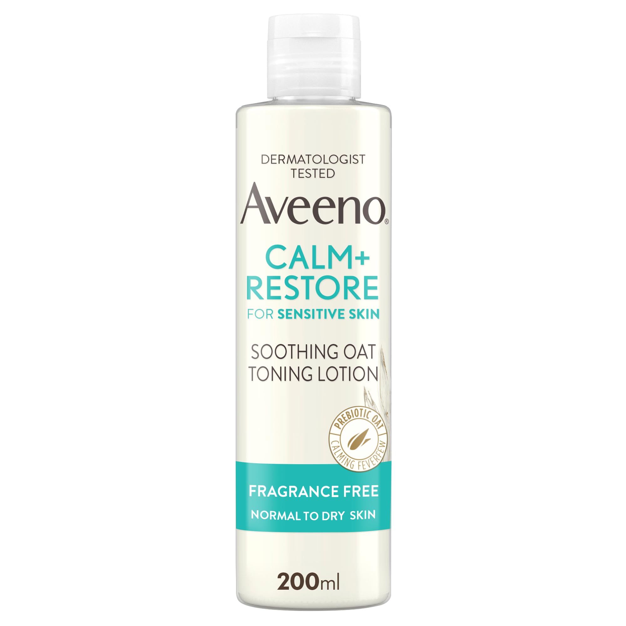 AVEENO FACE CALM + RESTORE SOOTHING OAT TONING LOTION 200ml