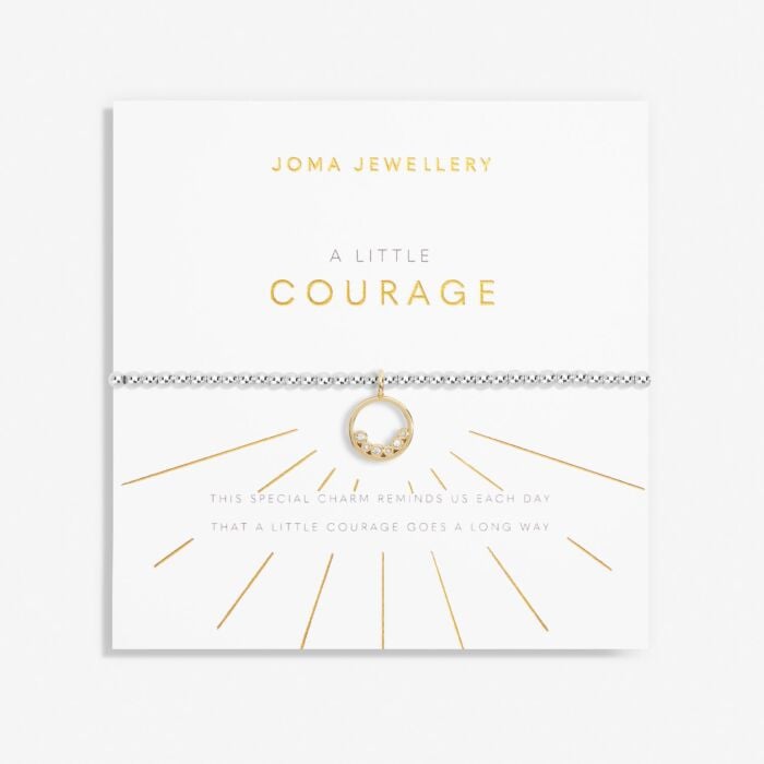 Joma A Little 'Courage' Bracelet in Silver and Gold Plating bracelet 7000