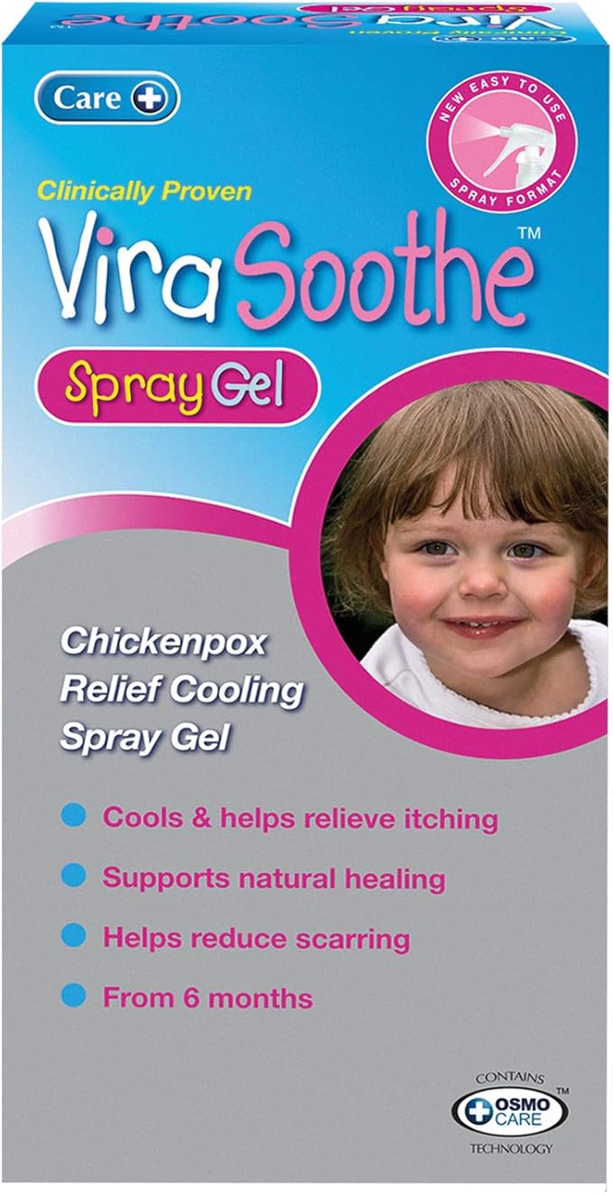 ViraSoothe Chicken Pox Relief Cooling Spray Gel 60g