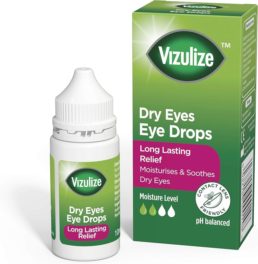 Vizulize Long Lasting Dry Eye Drops – 10ml