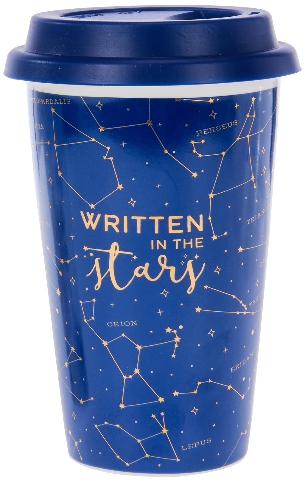 Legami New Bone China Double Layer Mug, 300ml, Stars Theme