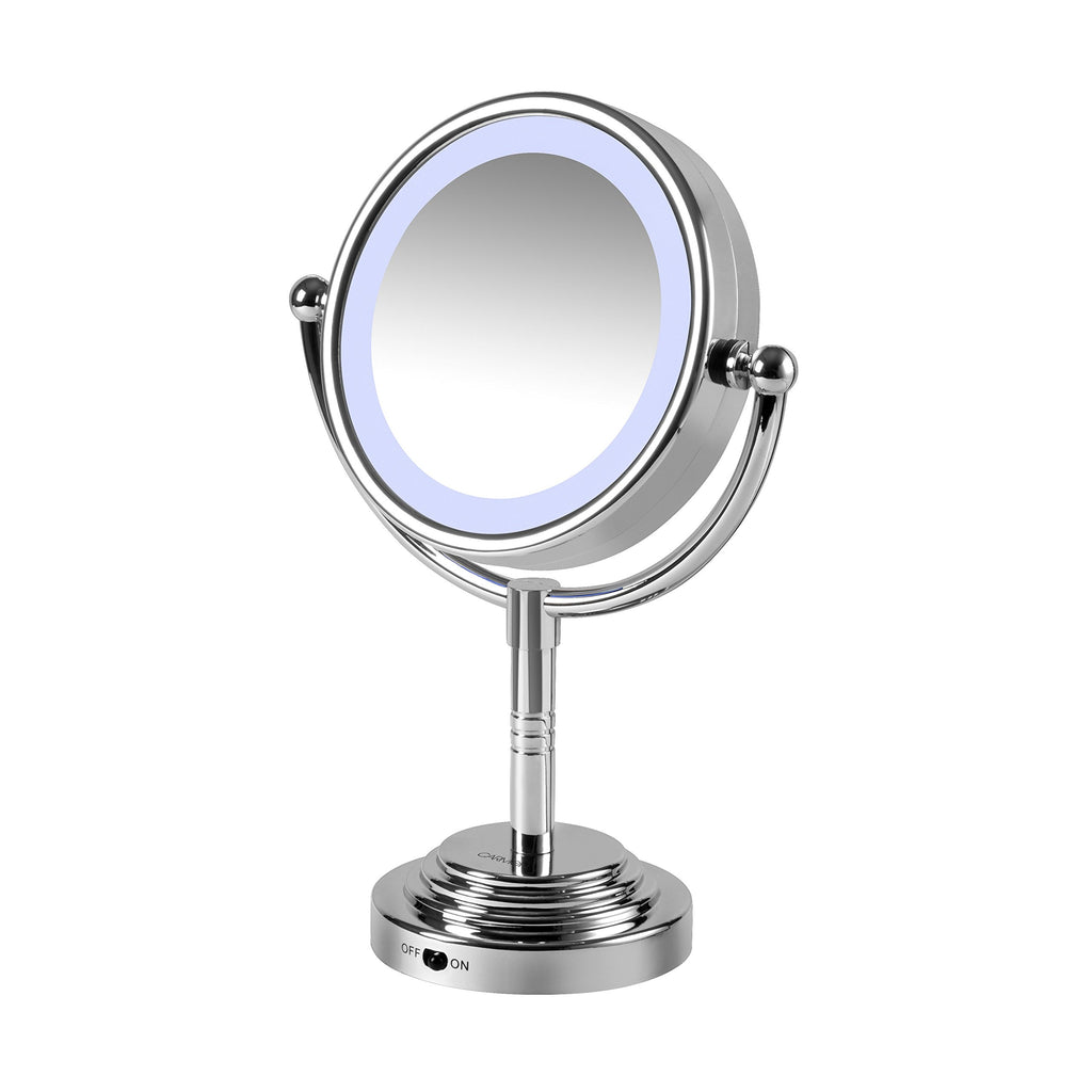 Carmen Cosmetic Mirror with LEDs - Chrome