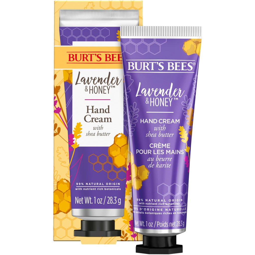 Burt’s Bees® Moisturising Hand Cream with Shea Butter, Lavender & Honey, 1 Tube 28.3g