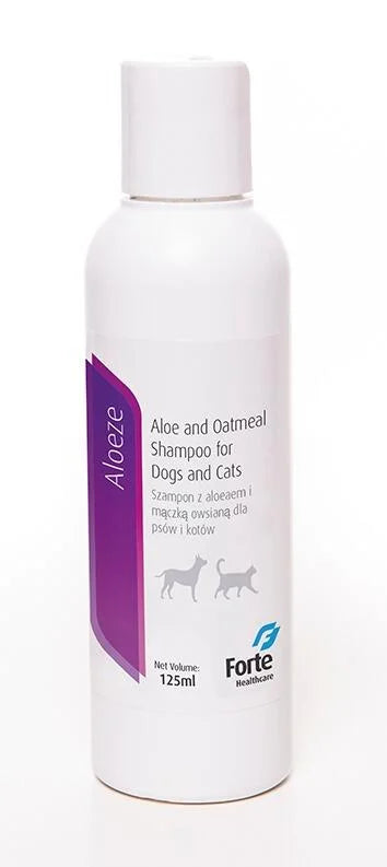 Aloeze Aloe and Oatmeal Shampoo for Dogs and Cats 125ml