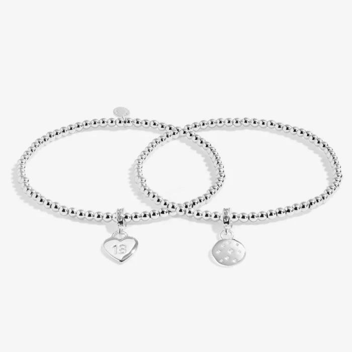 Joma '18th Birthday' Linked Infinity Bracelets
