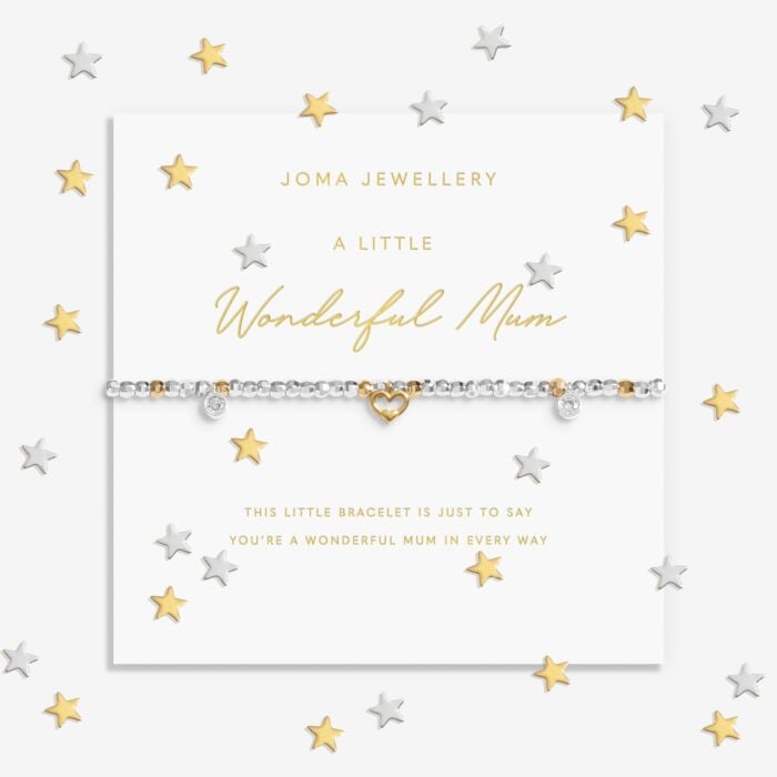 Joma Sparkle Confetti A Little 'Wonderful Mum' Bracelet 9166