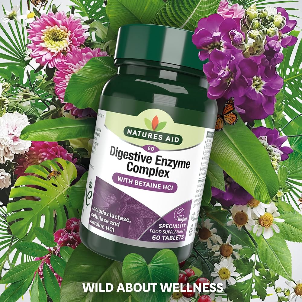 Natures Aid Digestive Enzyme Complex 60 tabs