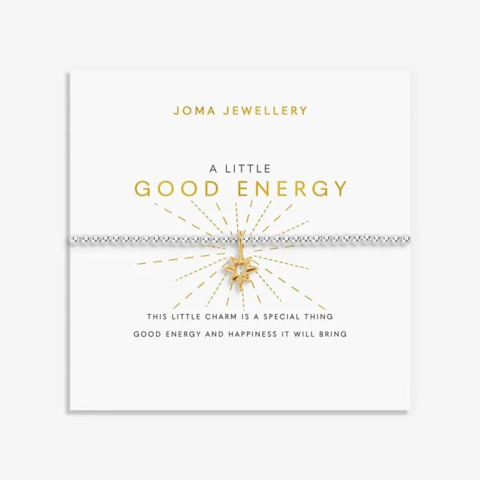 Joma A Little 'Good Energy' Bracelet in Silver and Gold Plating
