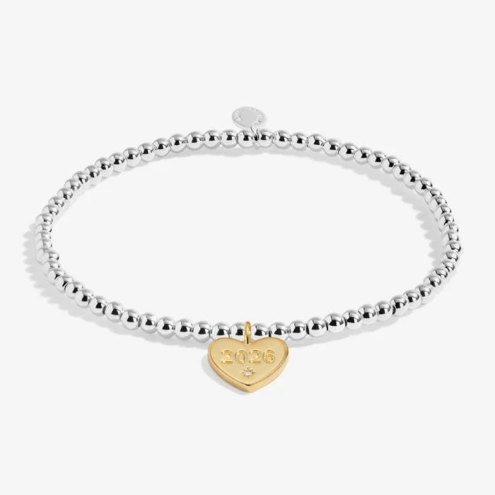 Joma A Little 'Class Of 2026' Bracelet in Silver and Gold Plating