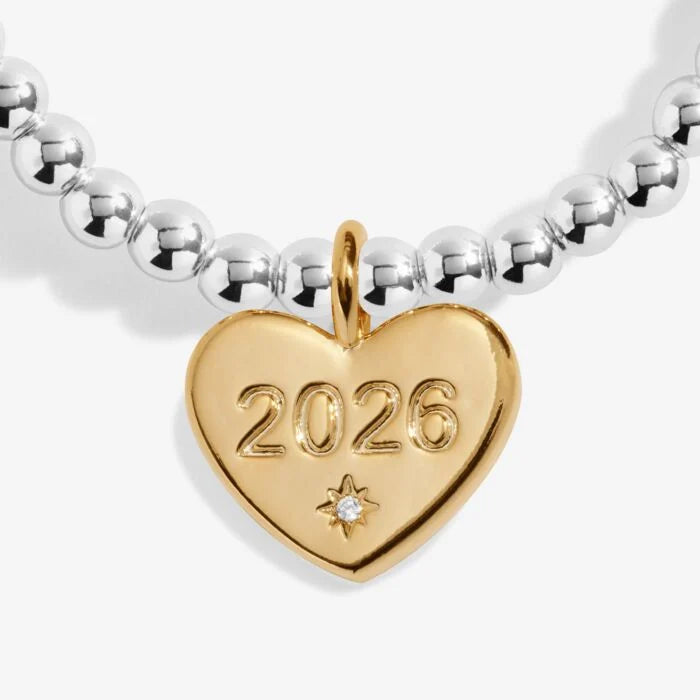 Joma A Little 'Class Of 2026' Bracelet in Silver and Gold Plating