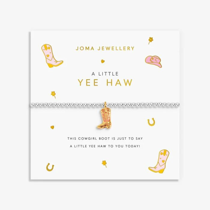 Joma A Little Vibes 'Yeehaw' Bracelet in Silver Plating