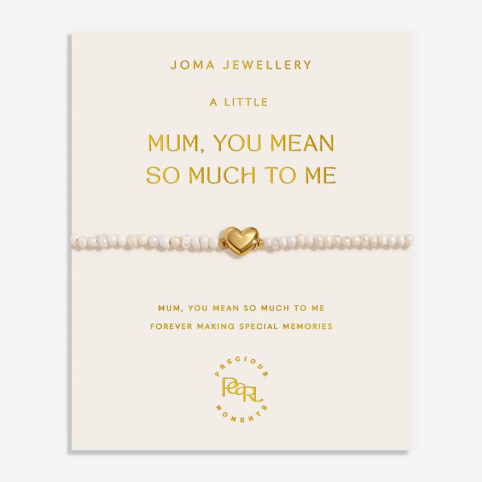 Precious Moments 'Mum, You Mean So Much To Me' Bracelet in Gold Plating