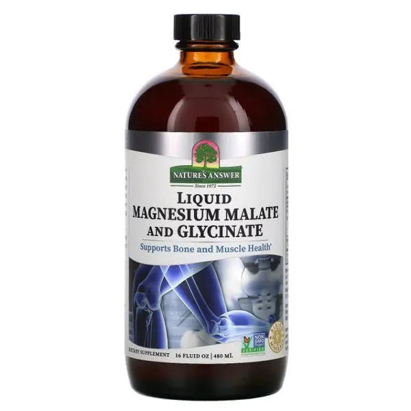 Natures Answer Liquid Magnesium Malate and Glycinate 480ml