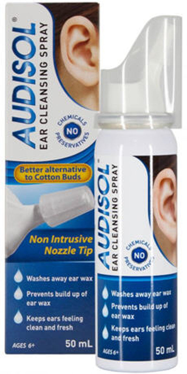 AUDISOL EAR CLEANSING SPRAY 50ML