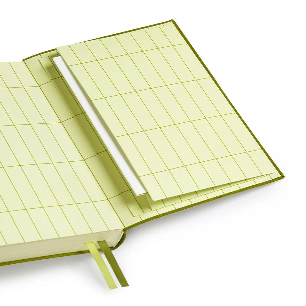 OHH DEER Olive Green Fabric Daily Planner