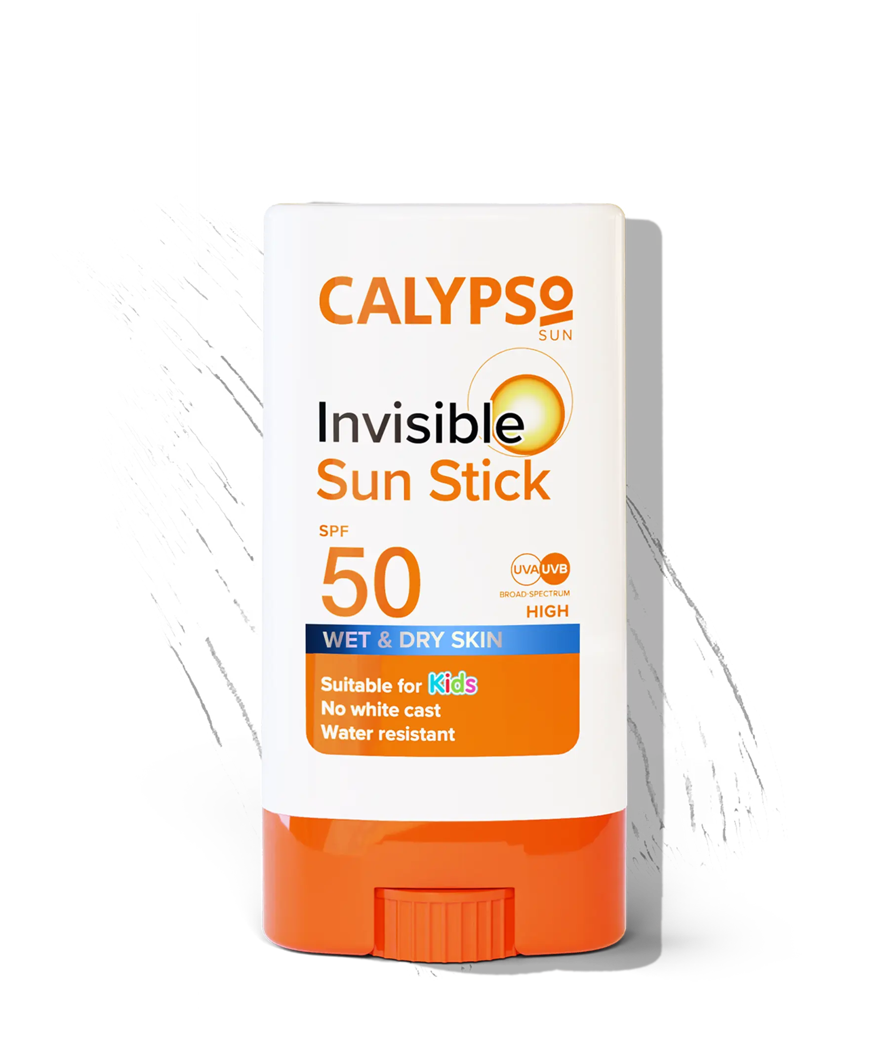 Calypso Invisible Sun Stick  Wet & dry skin