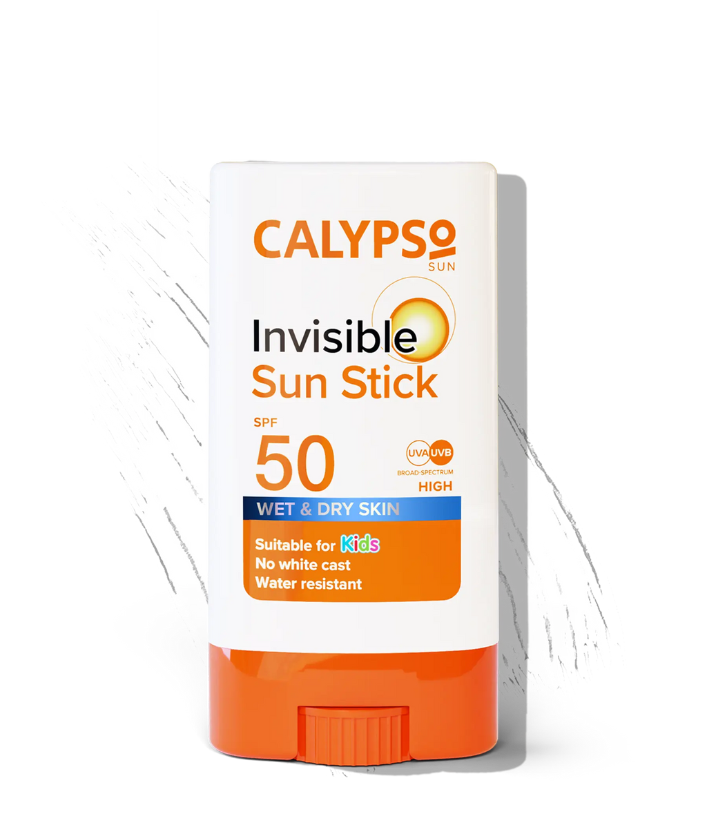 Calypso Invisible Sun Stick  Wet & dry skin