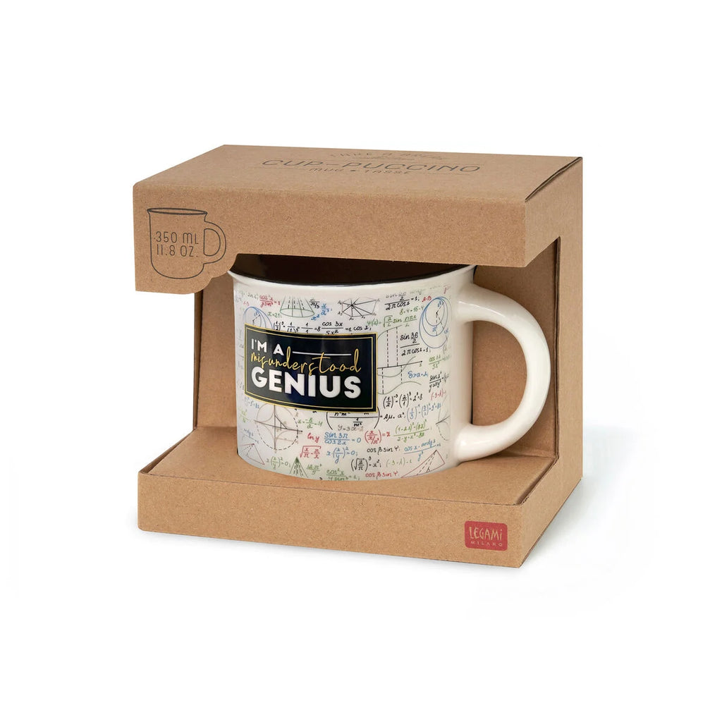 Legami Porcelain Mug - Genius - Cup-Puccino