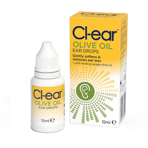 Cl-ear Olive Oil Ear Drops – 15ml