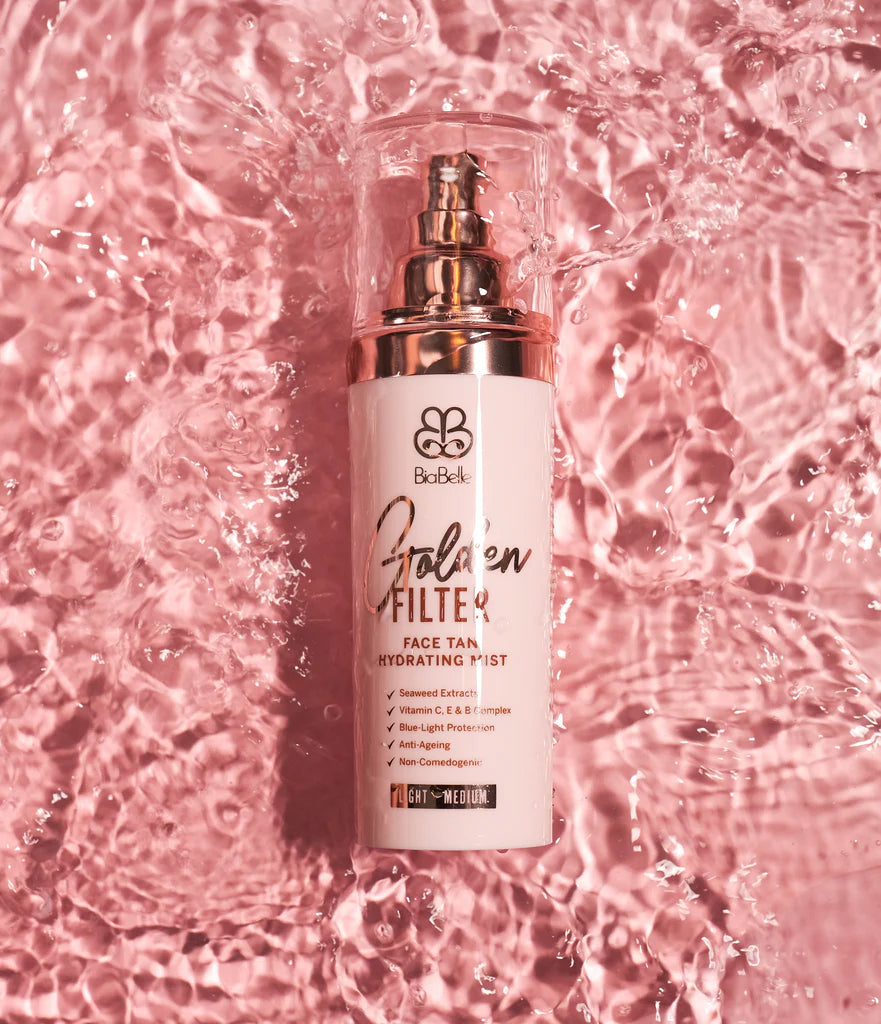 BiaBelle Golden Filter Anti-Ageing Face Tan Hydrating Mist Medium