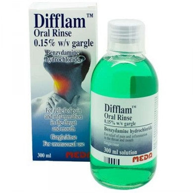 Difflam Oral Rinse 0.15% w/v gargle 200ml