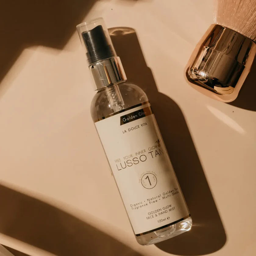 Lusso Tan Golden Glow Face & Hand Mist 100ml