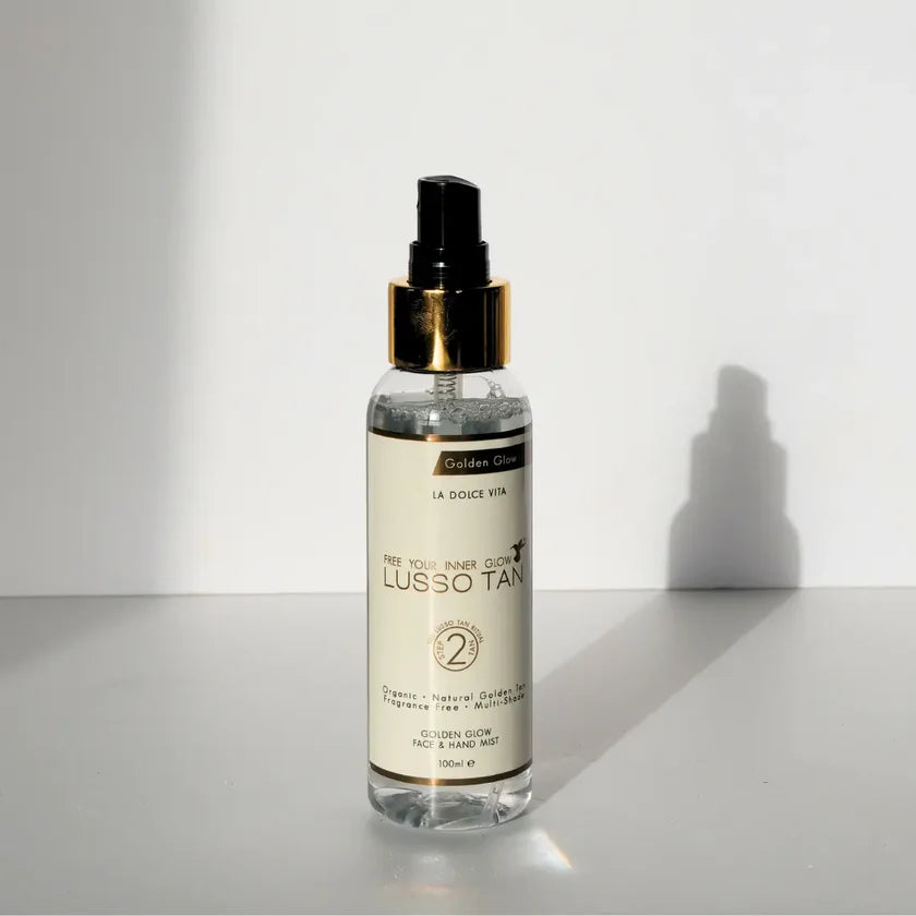Lusso Tan Golden Glow Face & Hand Mist 100ml