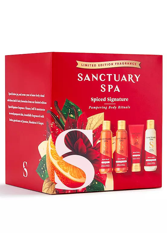 Sanctuary Spa Spiced Signature Pampering Body Rituals Gift Set