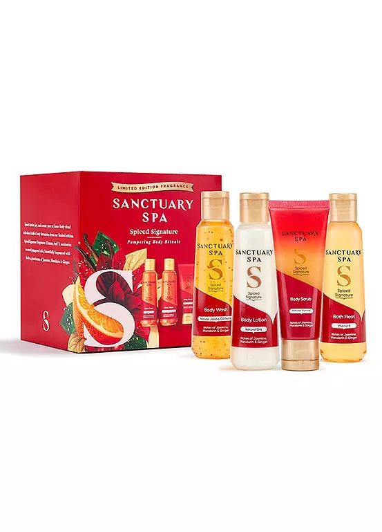 Sanctuary Spa Spiced Signature Pampering Body Rituals Gift Set