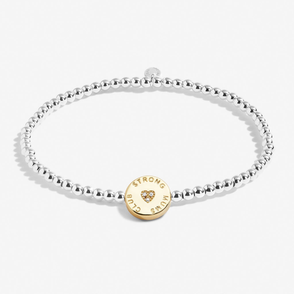 Joma A Little 'Strength' Acorn Bracelet in Silver and Gold Plating 7009