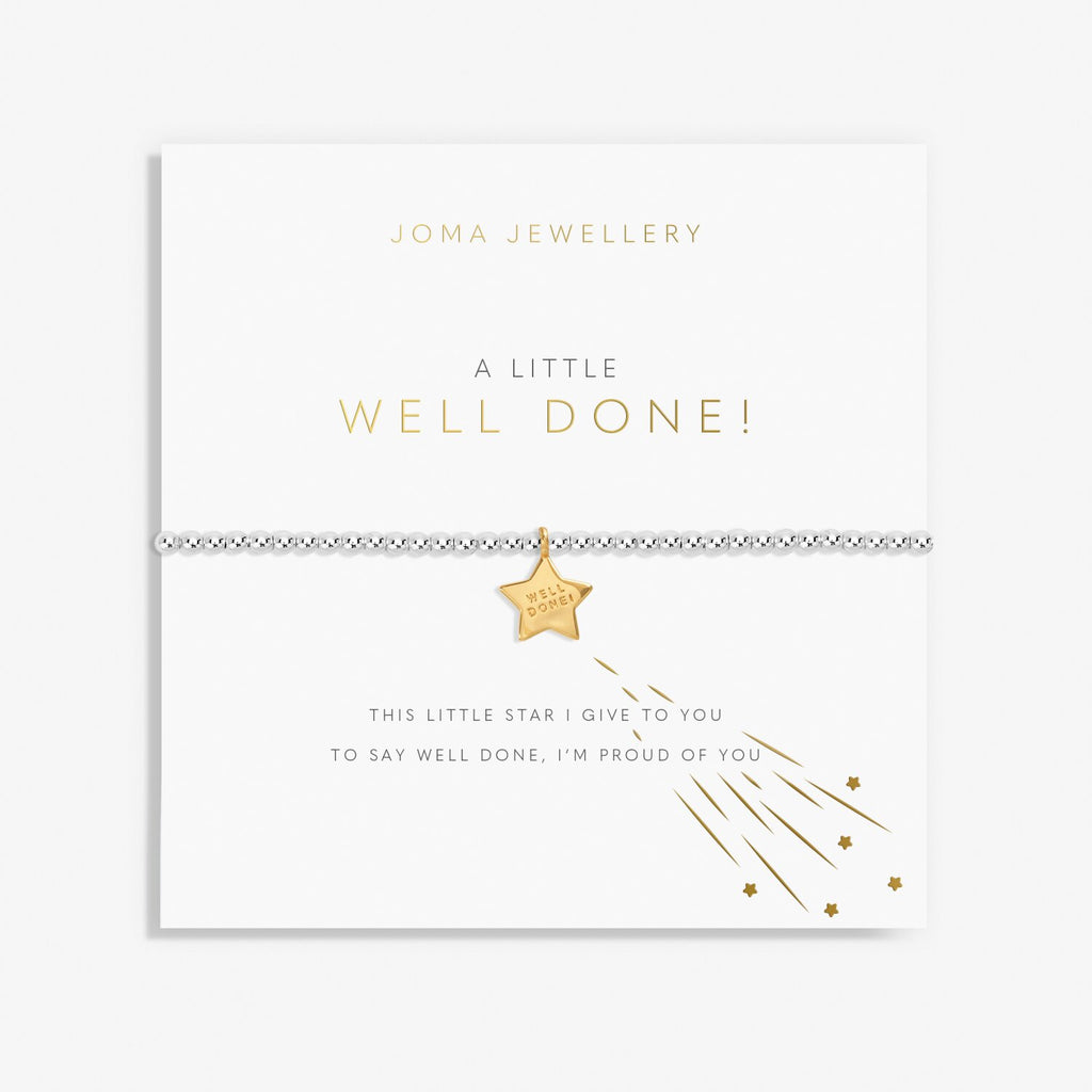 Joma A Little 'Well Done!' Bracelet in Silver Plating 3791