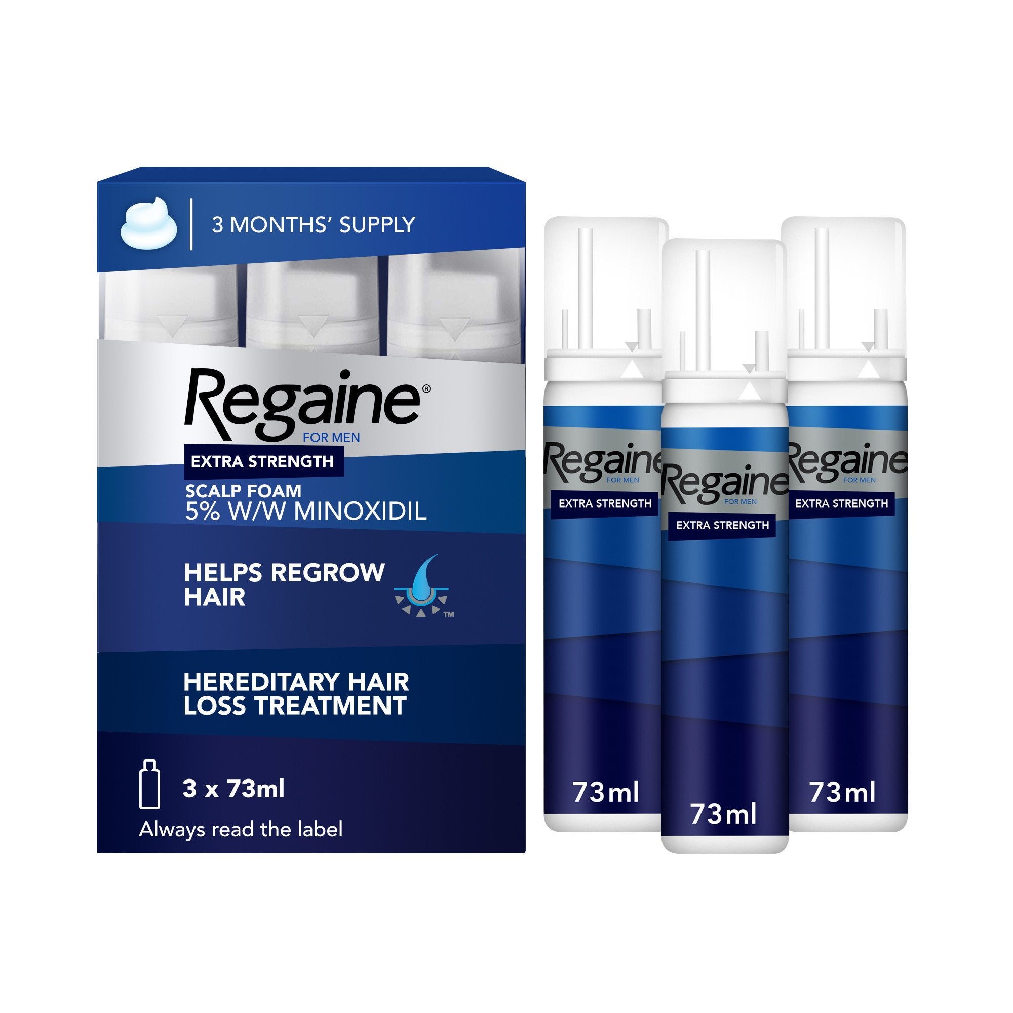 Regaine Extra Strength Foam for Men