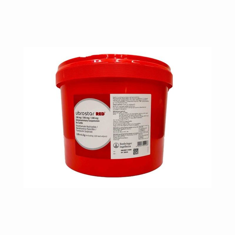 Ubrostar Red Dry Cow Tubes