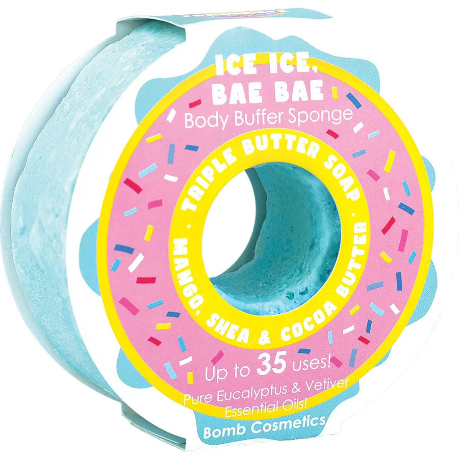 Bomb Cosmetics Ice Bae Body Buffer Sponge