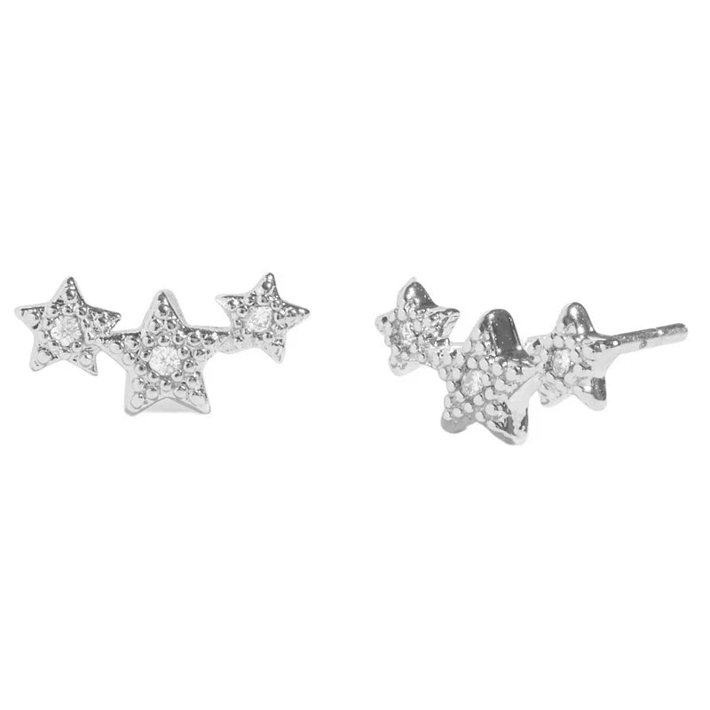 Joma Christmas Bauble 'Merry Christmas' Stud Earrings 0.8 x 0.8cm