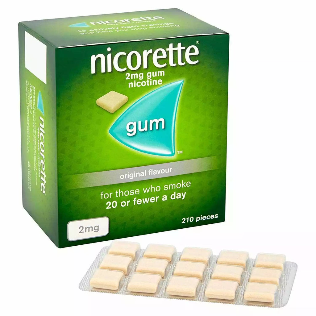 NICORETTE 2MG GUM 210
