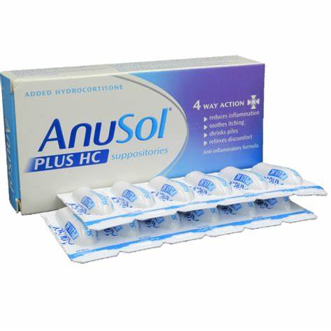 ANUSOL PLUS HC SUPPOSITORIES